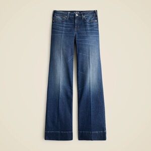 J. Crew The 96 Low Rise Denim Trouser - Wide Leg - Tall